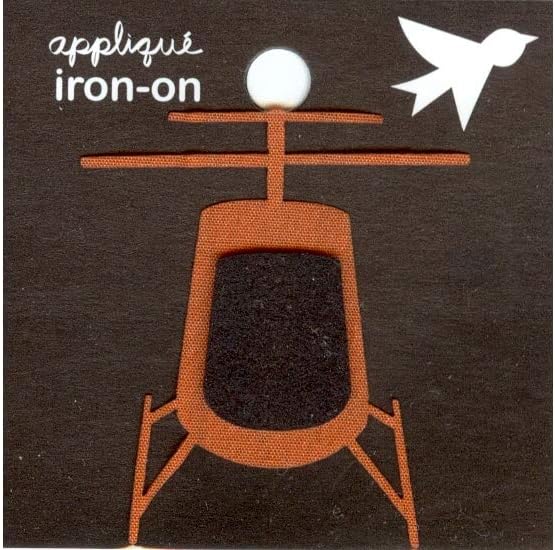 Helicopter Design Iron on Applique (Patch Size:2x2") Special Promotion 2