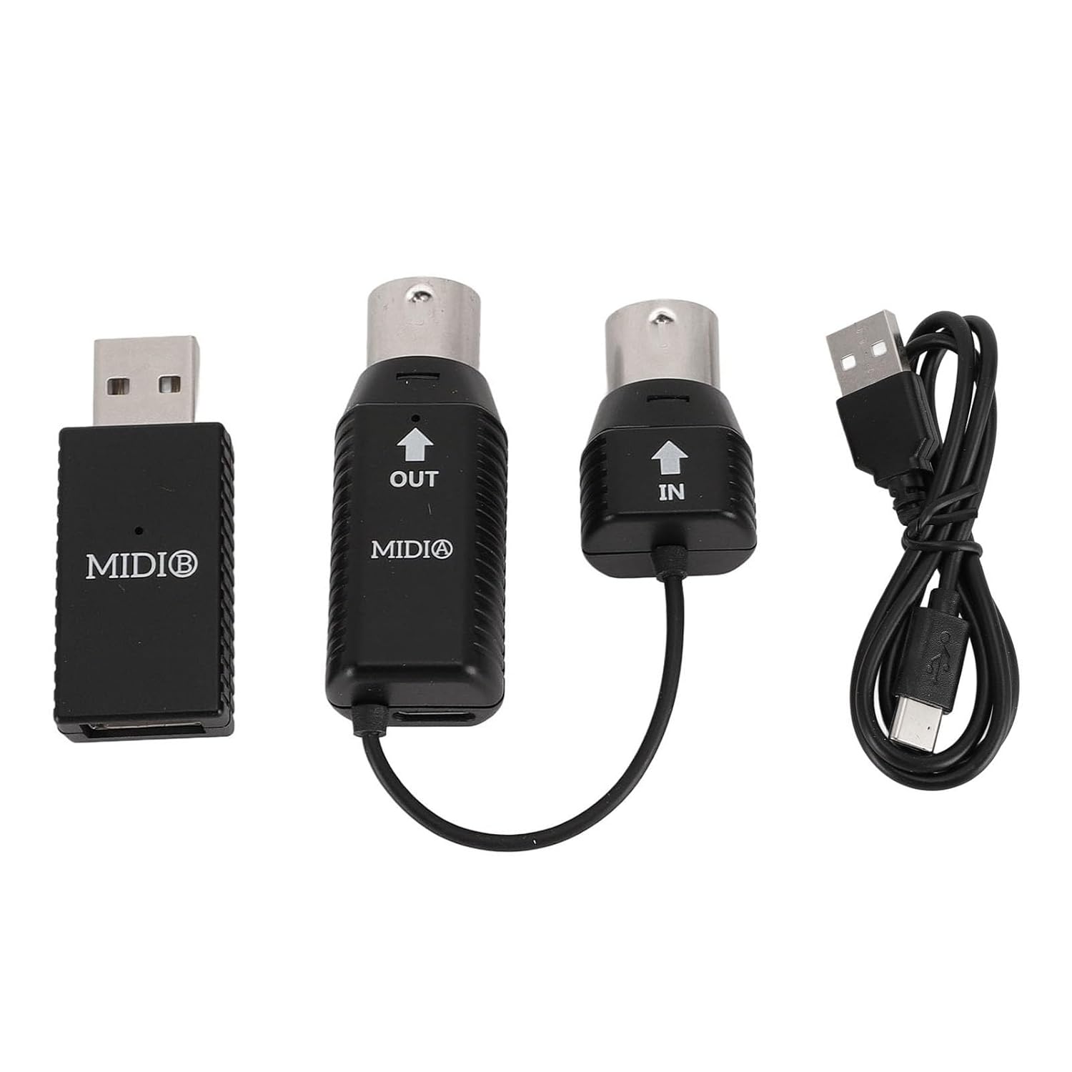 GOWENIC Cordless MIDI Adapter, USB Cordless BT MIDI Converter, Professional MIDI to USB MIDI Controller for Digital Piano Keyboard to MIDI Device, for OS X for iOS for