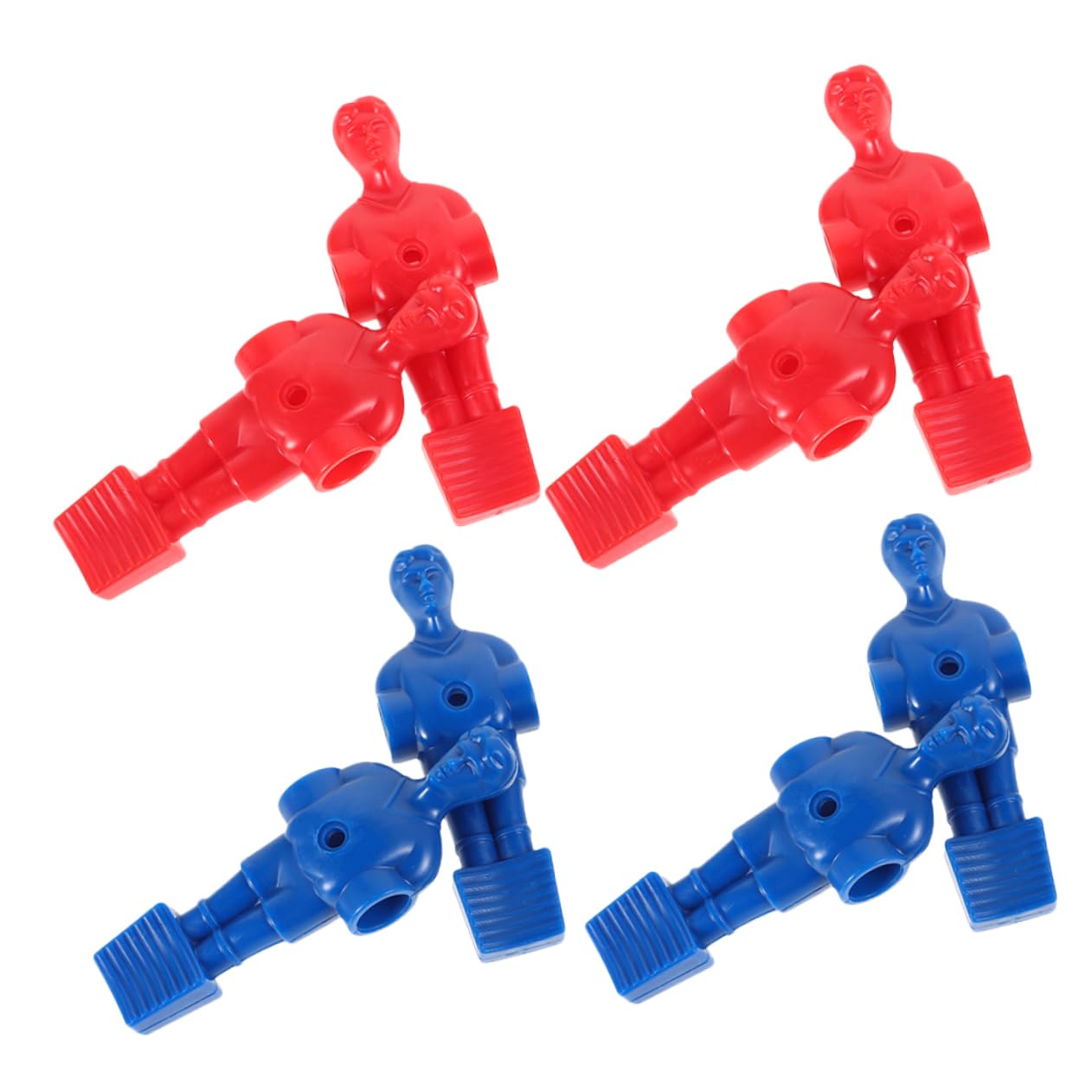 Hemoton 8Pcs Table Soccer Player Dolls Realistic Foosball Figures for Desktop Football Games Replacement Parts for Family Friends Gatherings Design for Home Office Decor