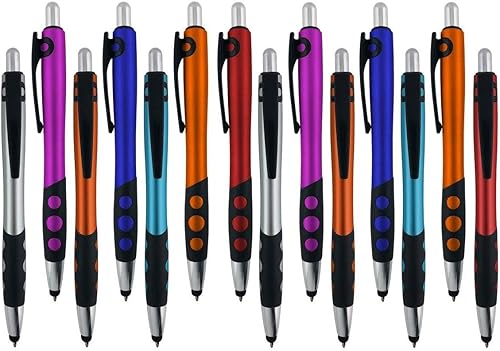 Lápiz capacitivo para pantallas táctiles de bolígrafo con bolígrafo de punta de bola, para dispositivos de visualización táctil, universal para