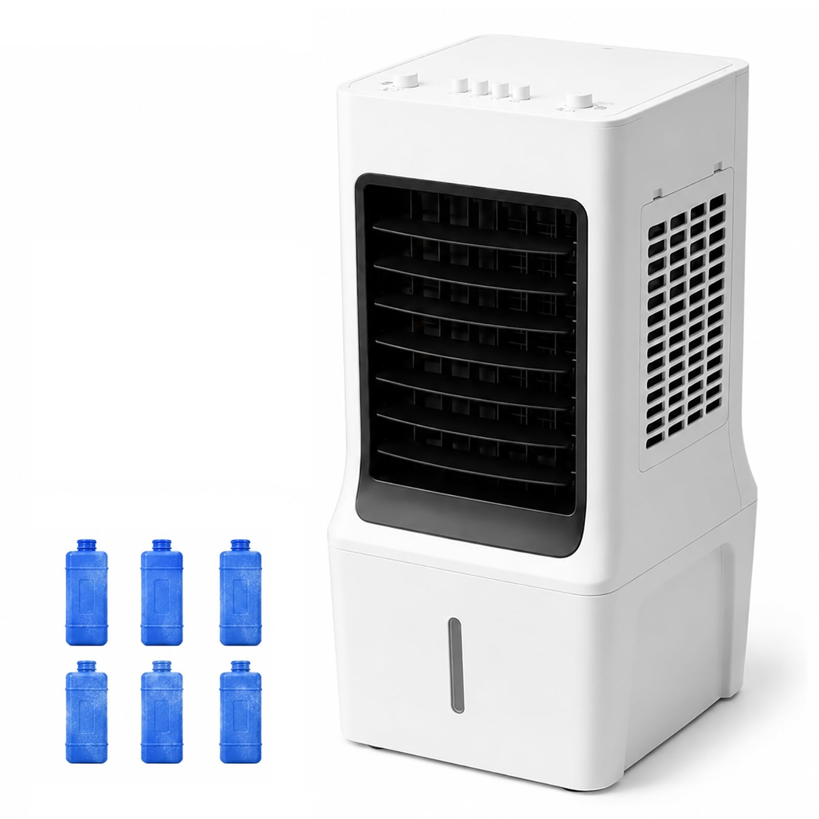 65W Portable Evaporative Air Cooler, 3 Speeds, 60° Oscillation