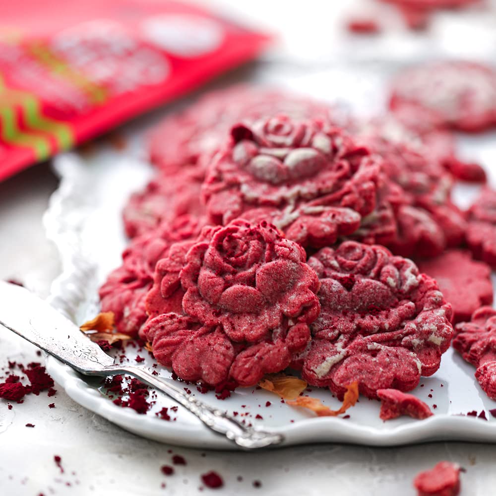 Polvo orgánico de remolacha roja, polvo colorante de alimentos rojos, sin gluten, sin OMG, orgánico 5 onzas (paquete de 1) 4
