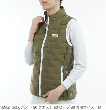 BRIEFING レディース ベスト Lサイズ オリーブ Amazon | [ブリーフィング] GOLF ゴルフ WOMEN'S HYBRID DOWN VEST
