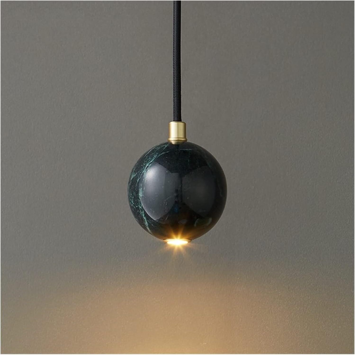 CCXXYGWJ MI-NI Lámpara Colgante Lámpara De Noche Lámpara Colgante Redonda De Mármol Lujo Compatible con Dormitorio Restaurante Mesa Sofá Bar Café,candelabro