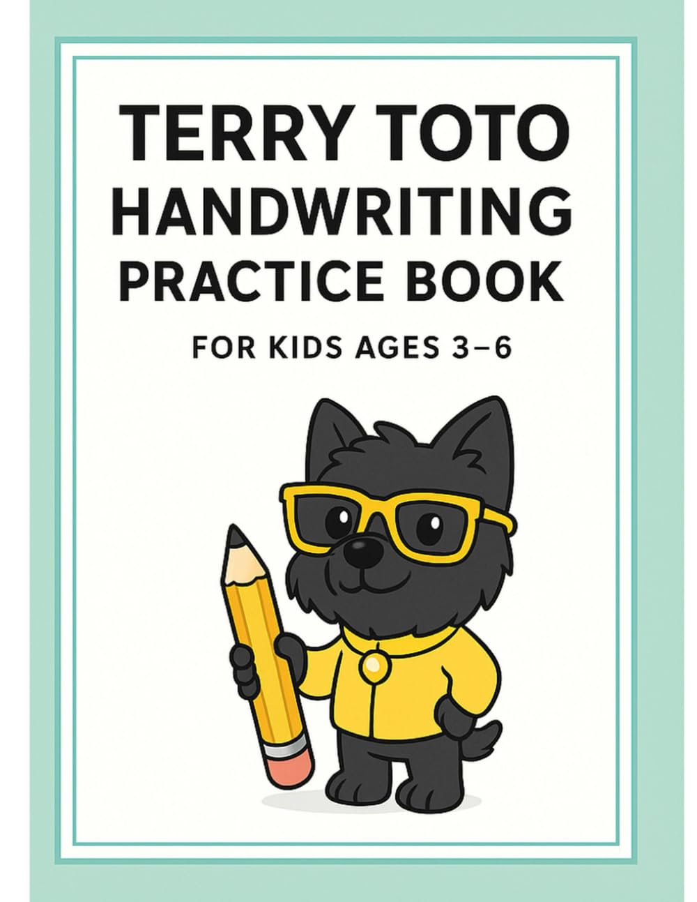 Terry Toto Handwriting Practice Book: Fun Tracing Workbook for Kids Ages 3–6: Letters, Words & Early Writing Skills