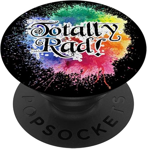 Totally Rad 80s Watercolor Costume Party Gifts PopSockets Swappable PopGrip
