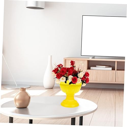 Miniatura 9 de Maceta de jardín de 4 piezas, maceta retro para balcón, boda, florero, decoración de boda para ceremonia, puerta delantera, macetas clásicas de