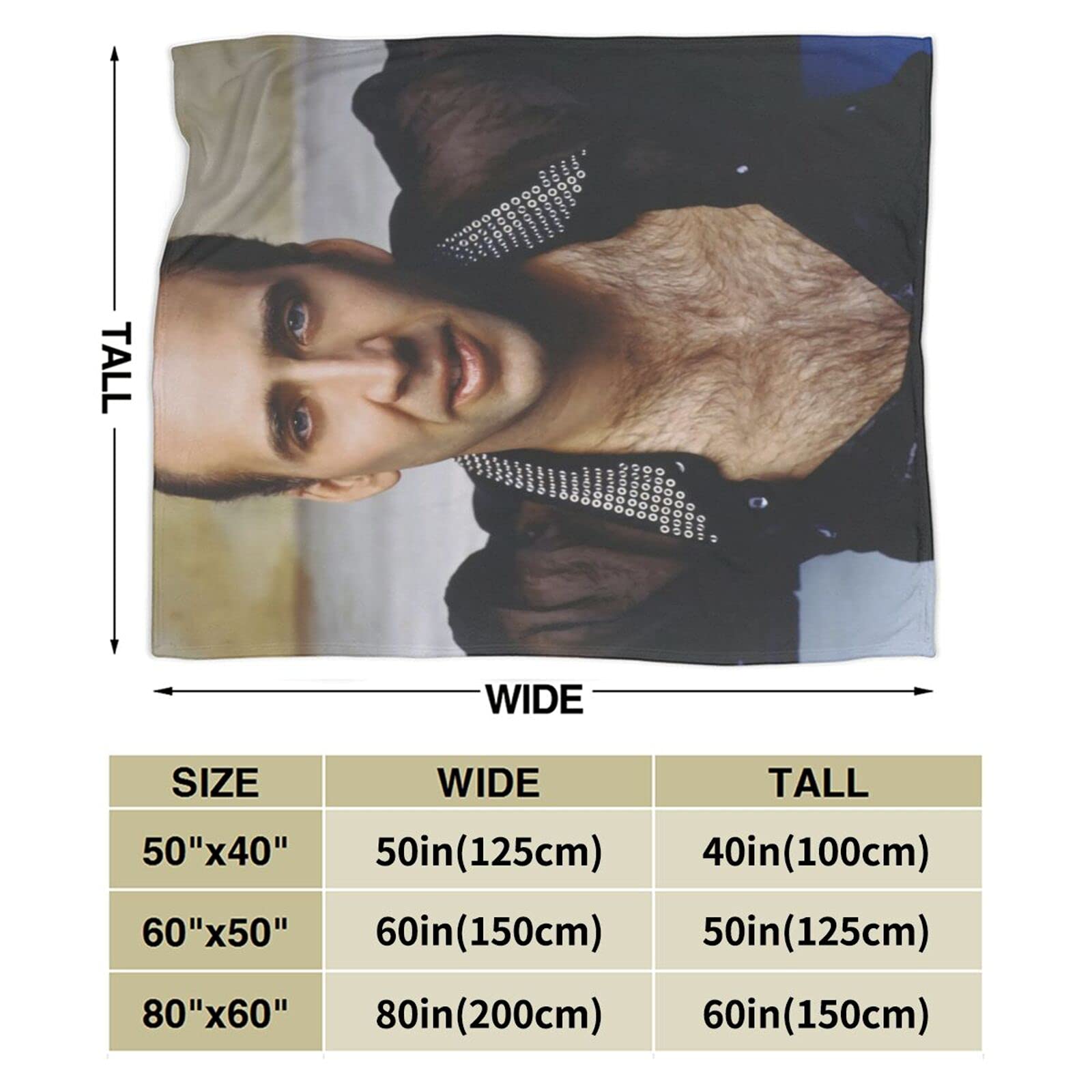 Suehome Blanket Nicolas Cage Soft and Comfortable Woolen Fleece Throw Suehome Blanket Nicolas Cage Soft and Comfortable Woolen Fleece Throw