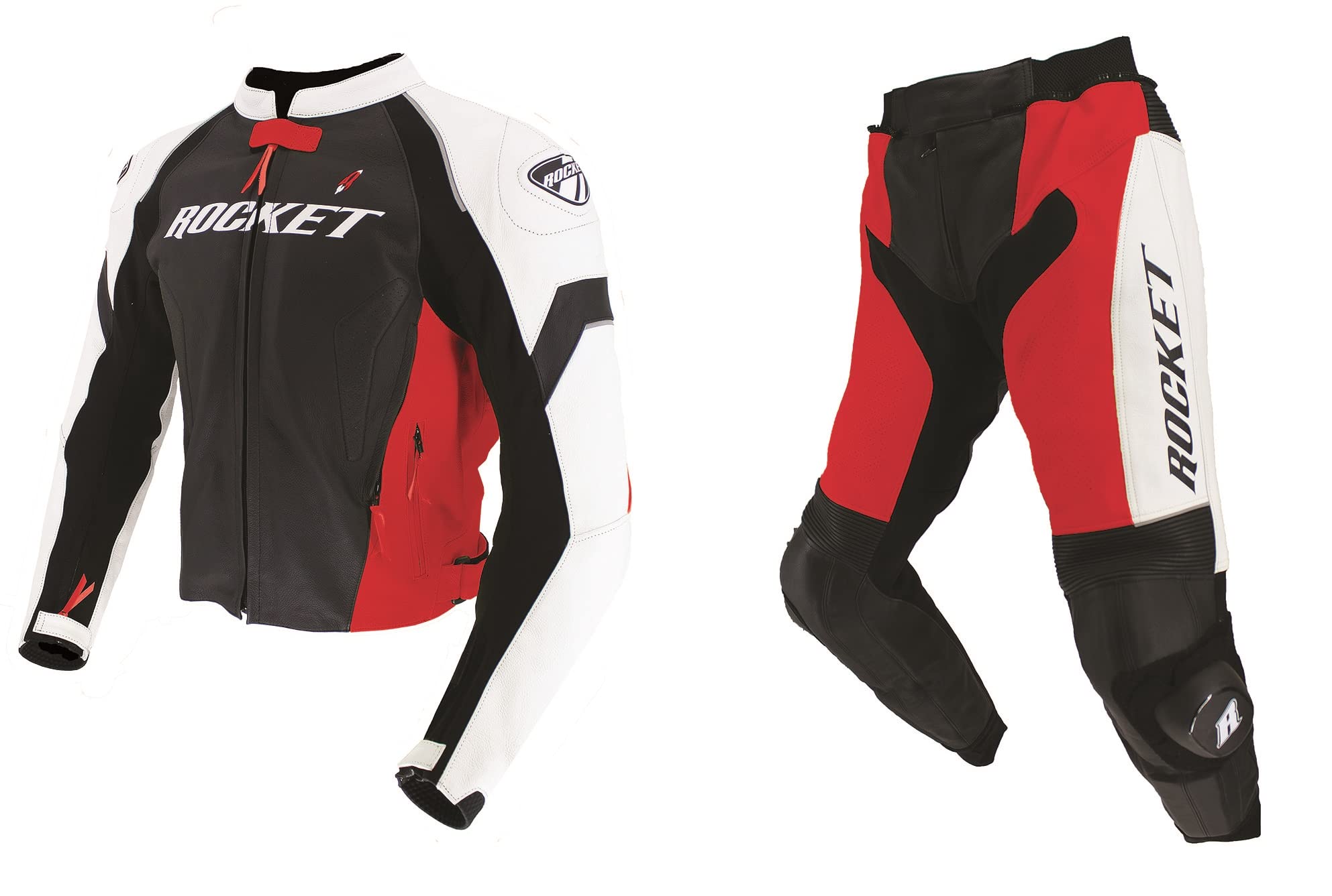 Joe Rocket Speedmaster 7.0 Two Piece Suit Red/White 54