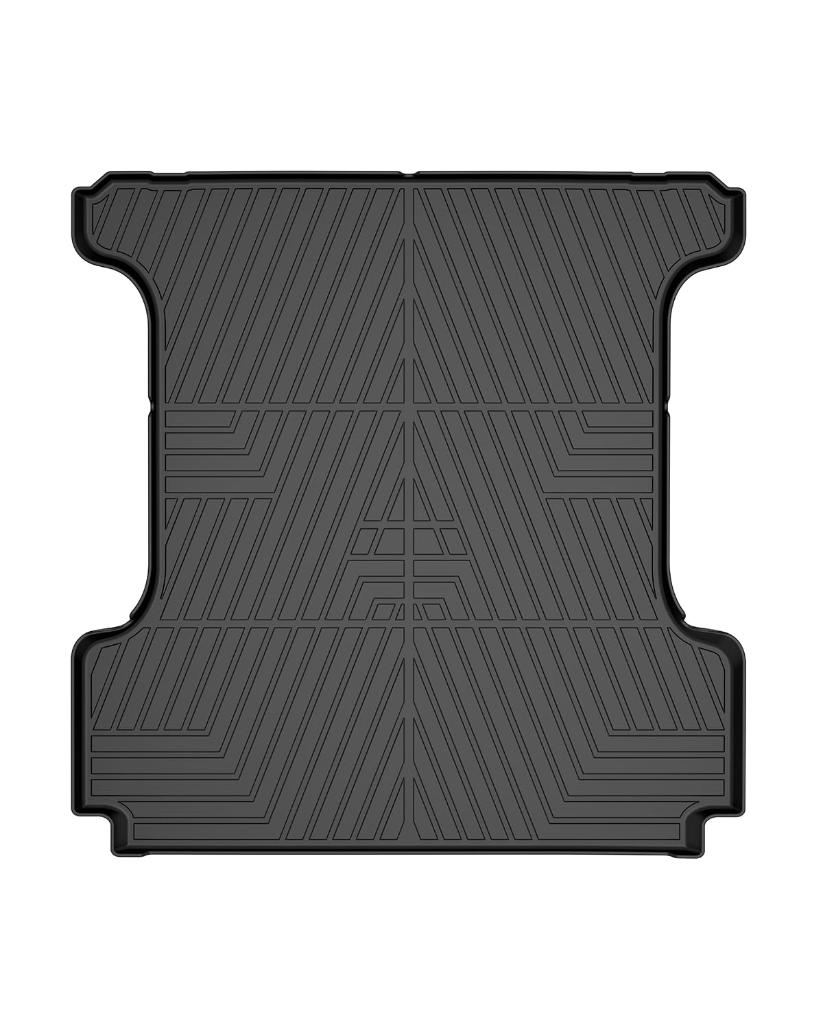 Mixsuper Liner Truck Bed Mat Compatible with 2019-2023 Dodge Ram 1500 6.4ft Bed, All Weather Bed Liner TPE Durable Odorless Black