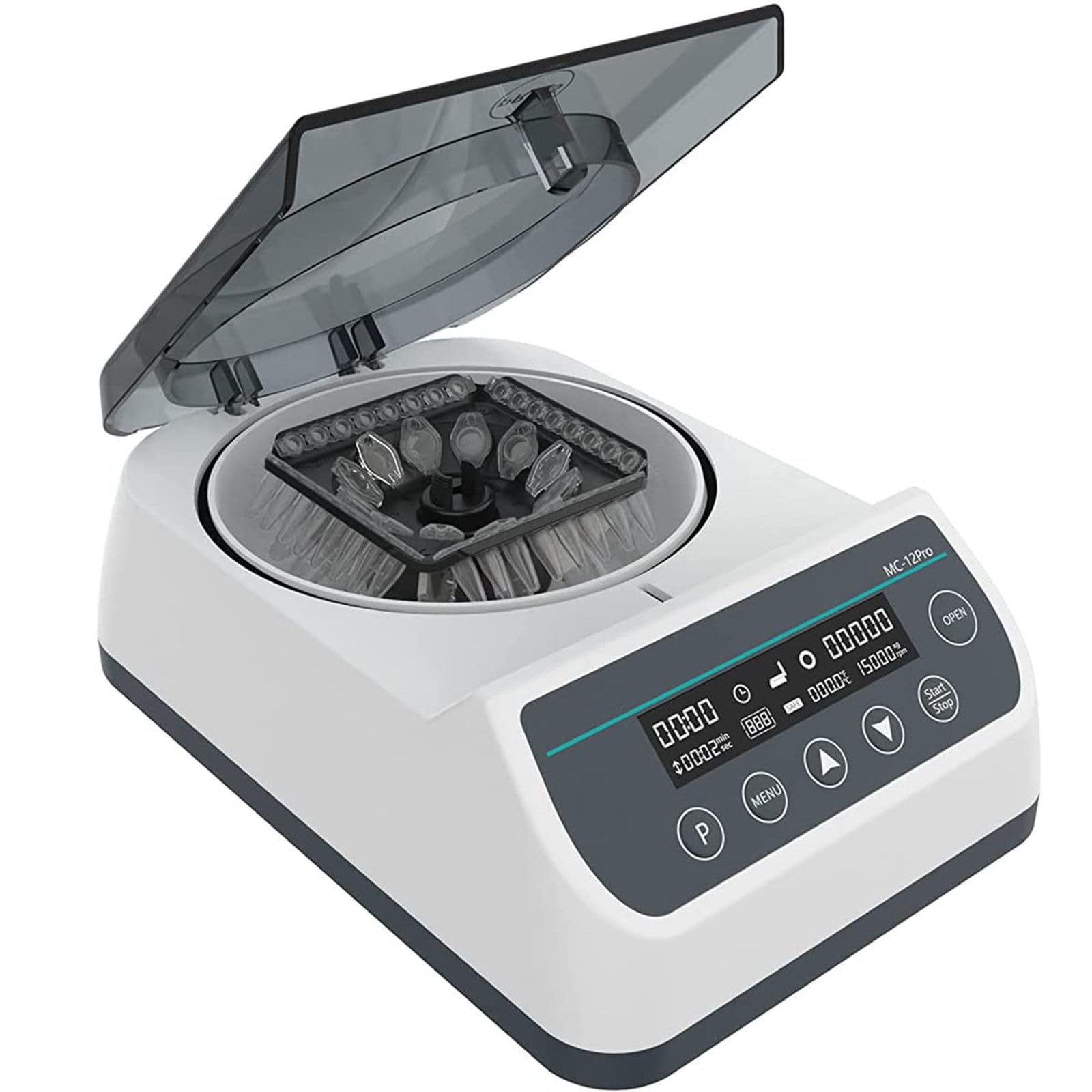 Máquina centrífuga de Alta Velocidad de Laboratorio Rotor de microcentrífugas Bechtop para Capacidad de Tubo de 0,2/0,5/1,5/2 ml (12000 RPM),D