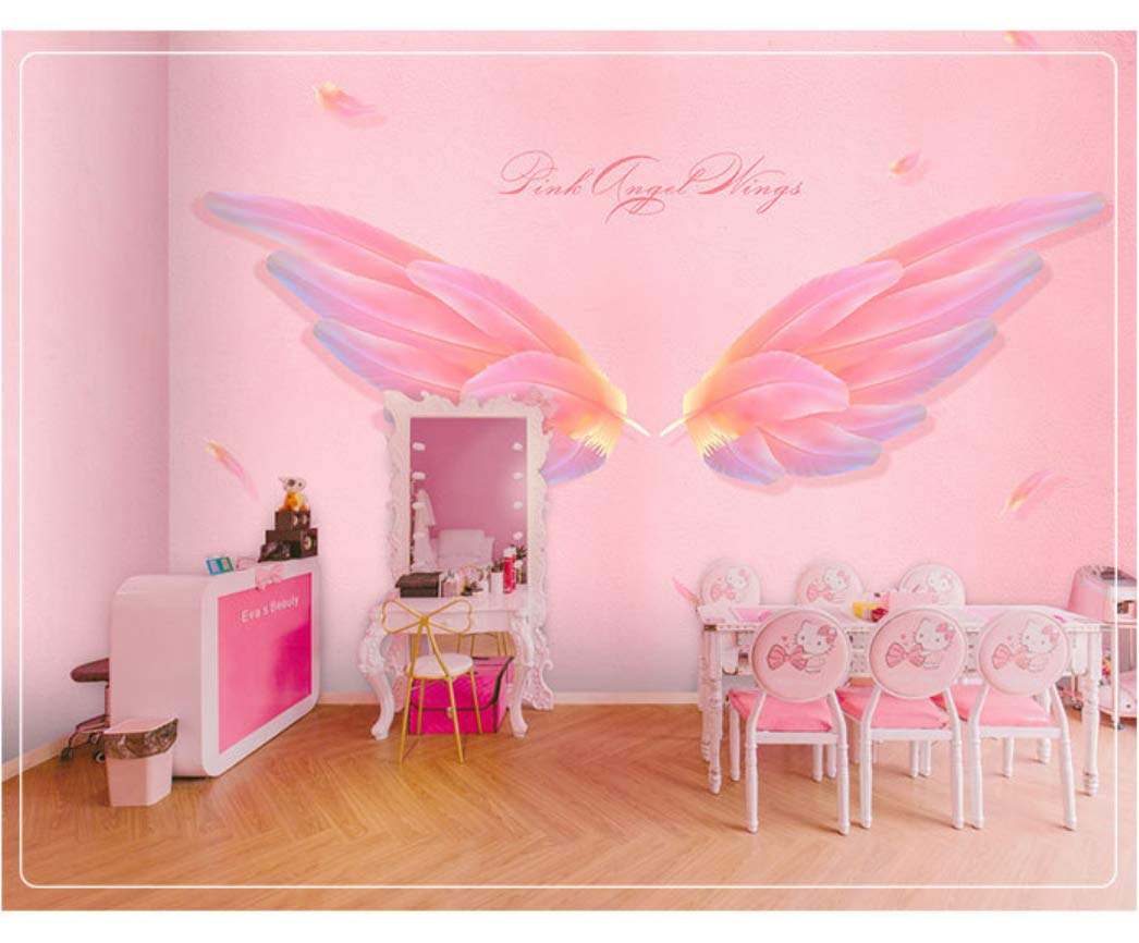 Ailes d'ange 3D peinture murale panoramique en relief de 300x210 cm