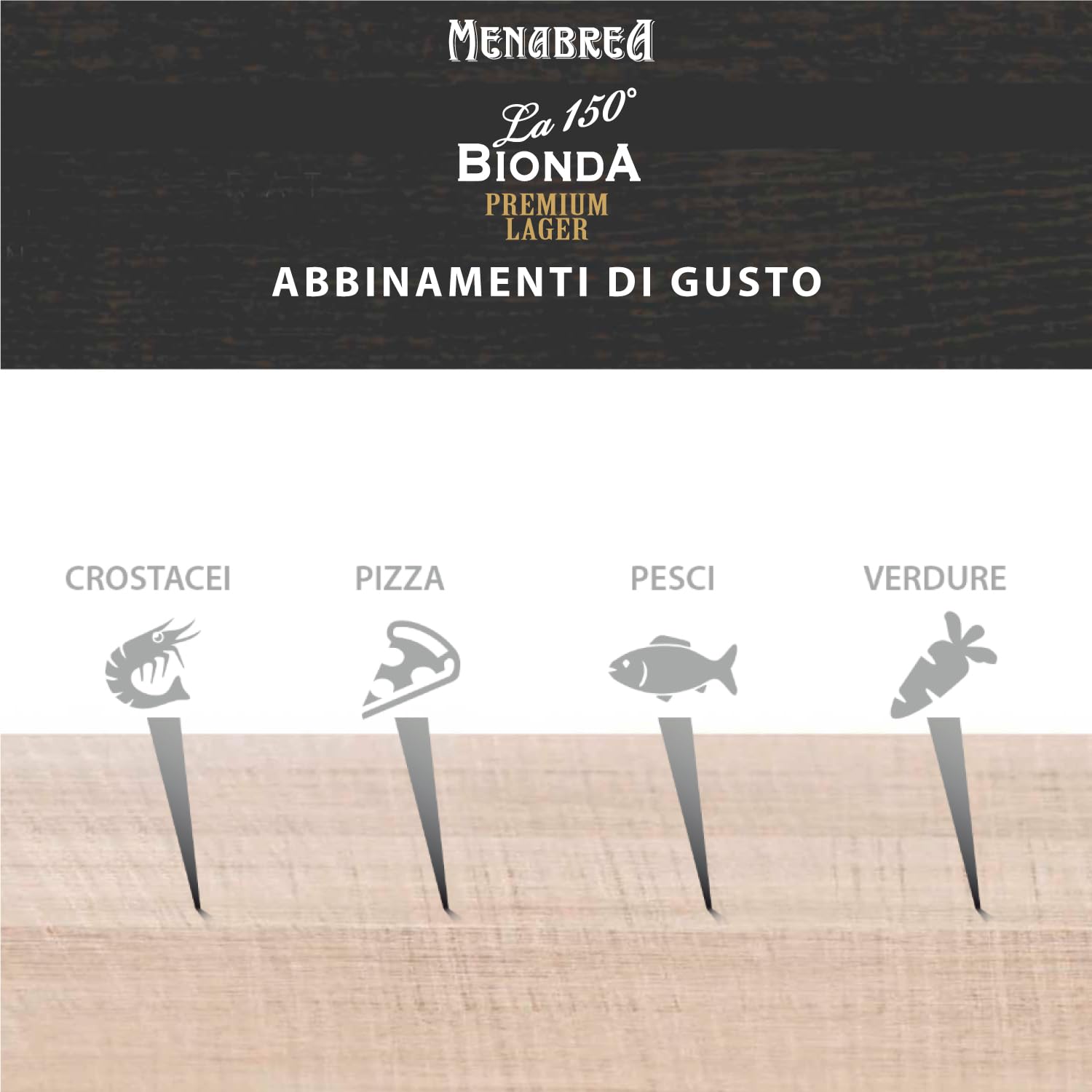MENABREA - La 150 - Birra Bionda - Cartone Da 24 Bottiglie - 330 ml