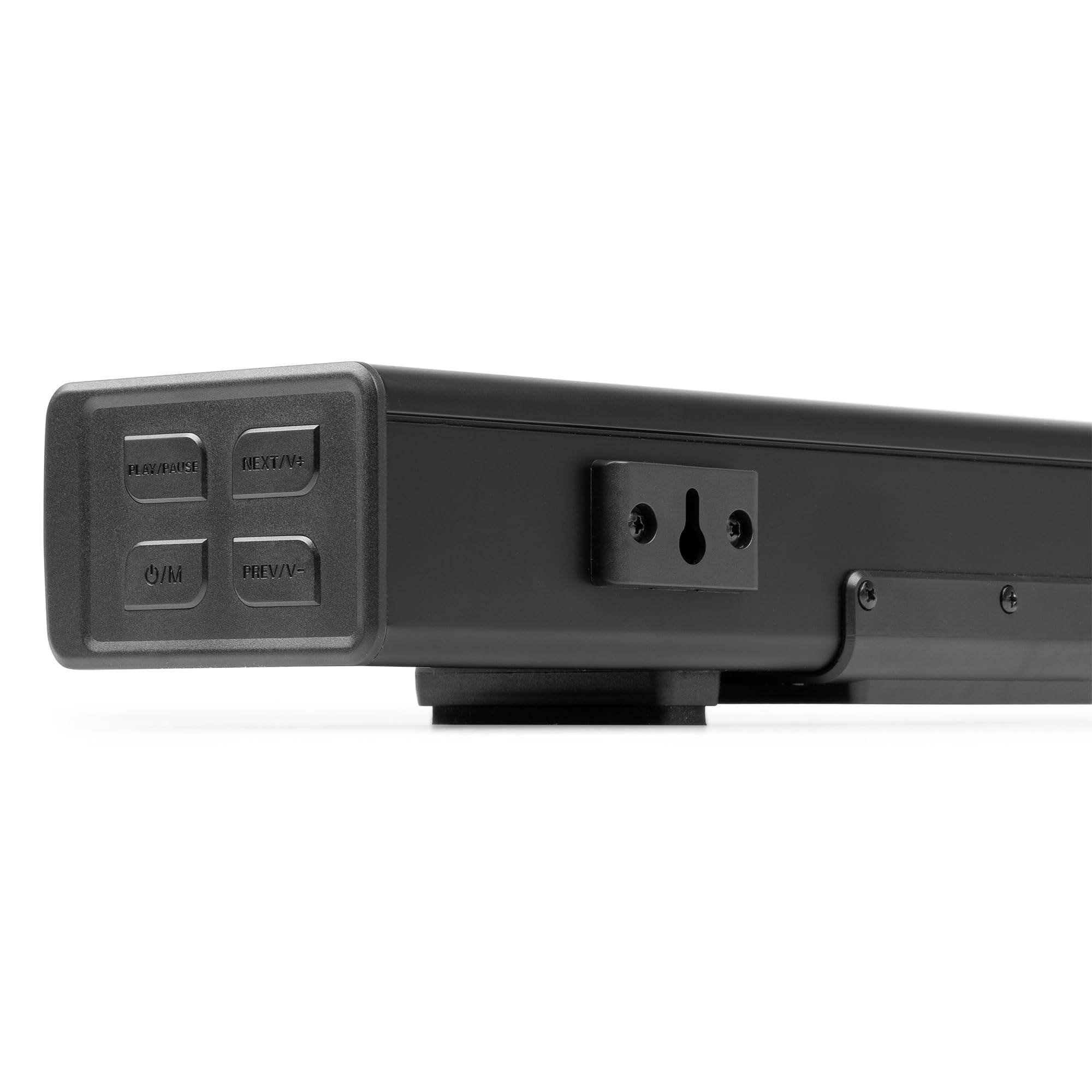 Audizio SB95 Soundbar für TV Geräte – Bluetooth 5.3, 120 Watt, HDMI ARC, Optisch, USB & AUX – Equalizer mit 3 Sound-Modi, TV Soundbar mit integriertem Subwoofer - Heimkino Soundsystem, 88cm - Schwarz