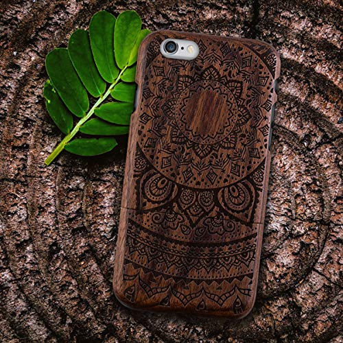 Kwmobile Cover Legno Compatibile con Apple iPhone