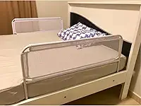 Tela Protetora de Berço Cama Lateral para Colchões com Estrado ou Box Baixo