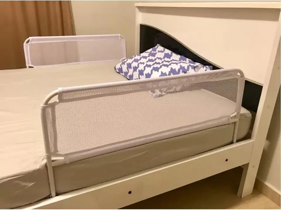 Tela Protetora de Berço Cama Lateral para Colchões com Estrado ou Box Baixo