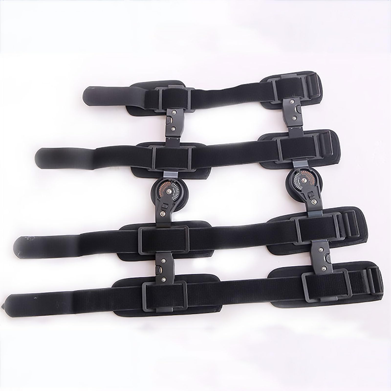 HAILM Ortesis de Rodilla Regulable con Estabilizadores Laterales, Tejido Transpirable y Aleación Aluminio, para Dolor Rodilla Lágrima Menisco ACL MCL, para Hombres y Mujeres, Negro