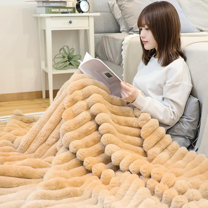 Amazon｜SLEEPSLEEP 毛布 冬用 厚手 もうふ ブランケット ふわふわ