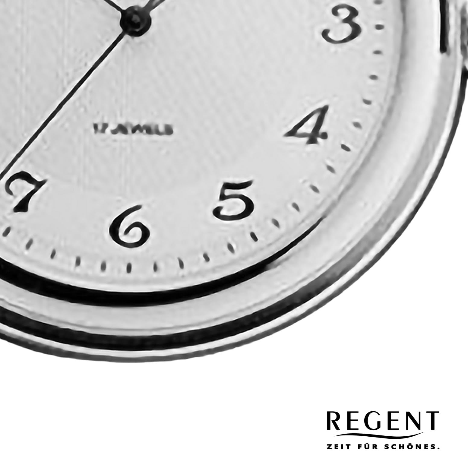 REGENT Orologio da tasca da uomo Savonnette 50 MM meccanico a carica manuale numeri arabi