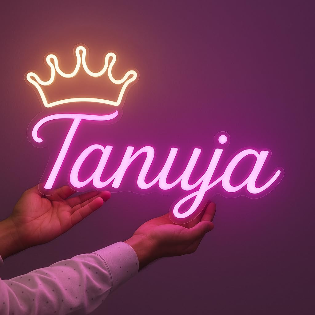 Personalized Name or Message on LED Neon light Sign Board Neon Light Name Plate Alphabet Letters for Home, Shop, Bar Decoration, Bedroom, Cafe, or Birthday Gift-image-30
