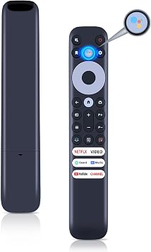 RC902V FMR1 sub FMR4 Vocie Remote Replacement for All TCL Android Smart TV 65X925 50P725G 55C728 X925 75H720 40S330 32S330 43S434 50S434 55S434 65S434 70S430- with Google Assistant Voice Command