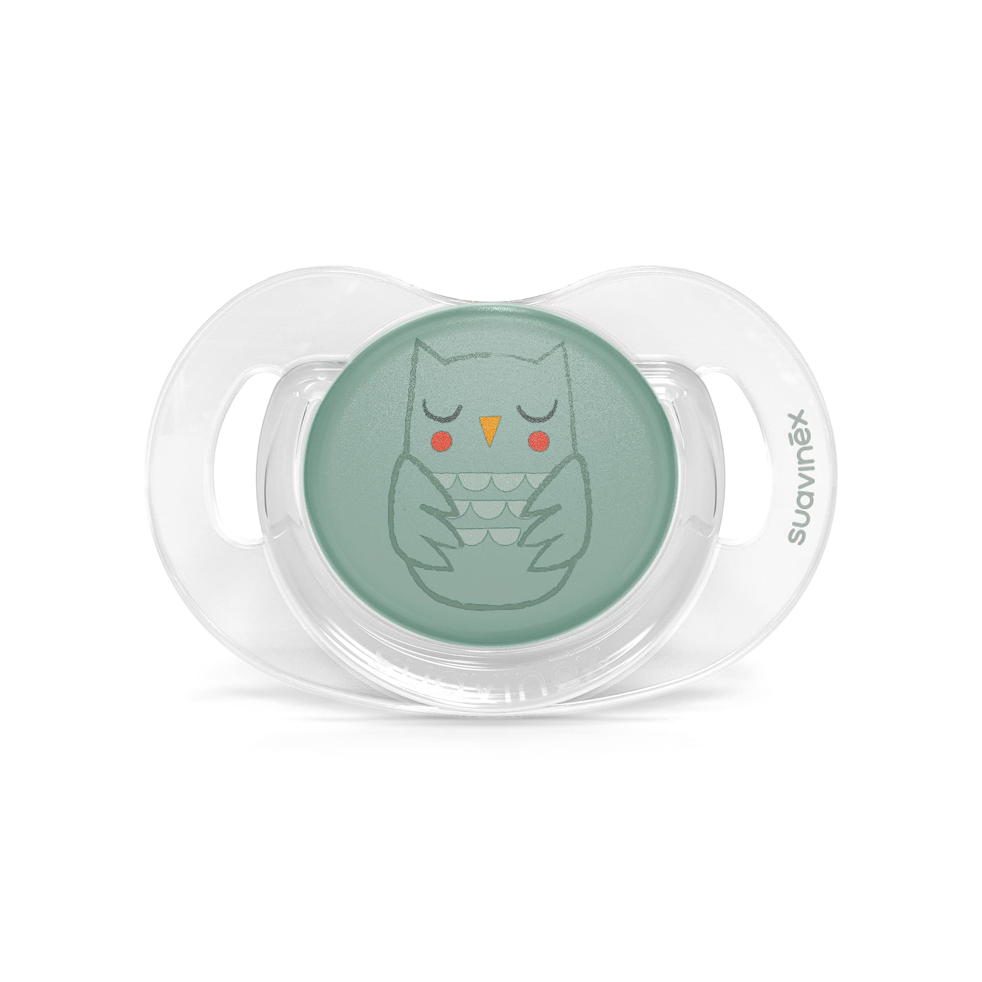 Suavinex, Neugeborene Set. Babygeschenk mit: Schnuller 0-6 Monate mit physiologischer SX Pro Silikon-Sauger + Duo Schnullerbox + Schnullerkette. Bonhomia, Grün