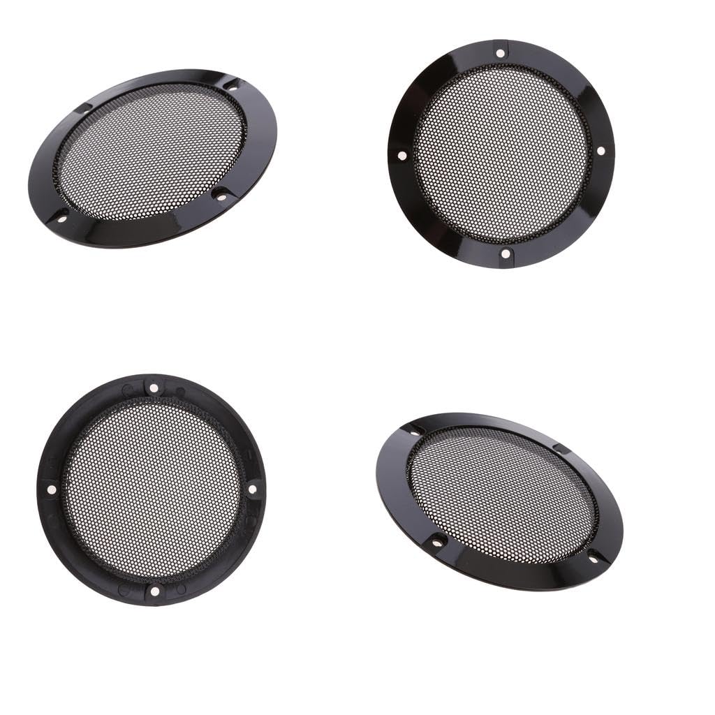ATORSE 4Piece 4inch Speaker Grills Cover Case with Screws
