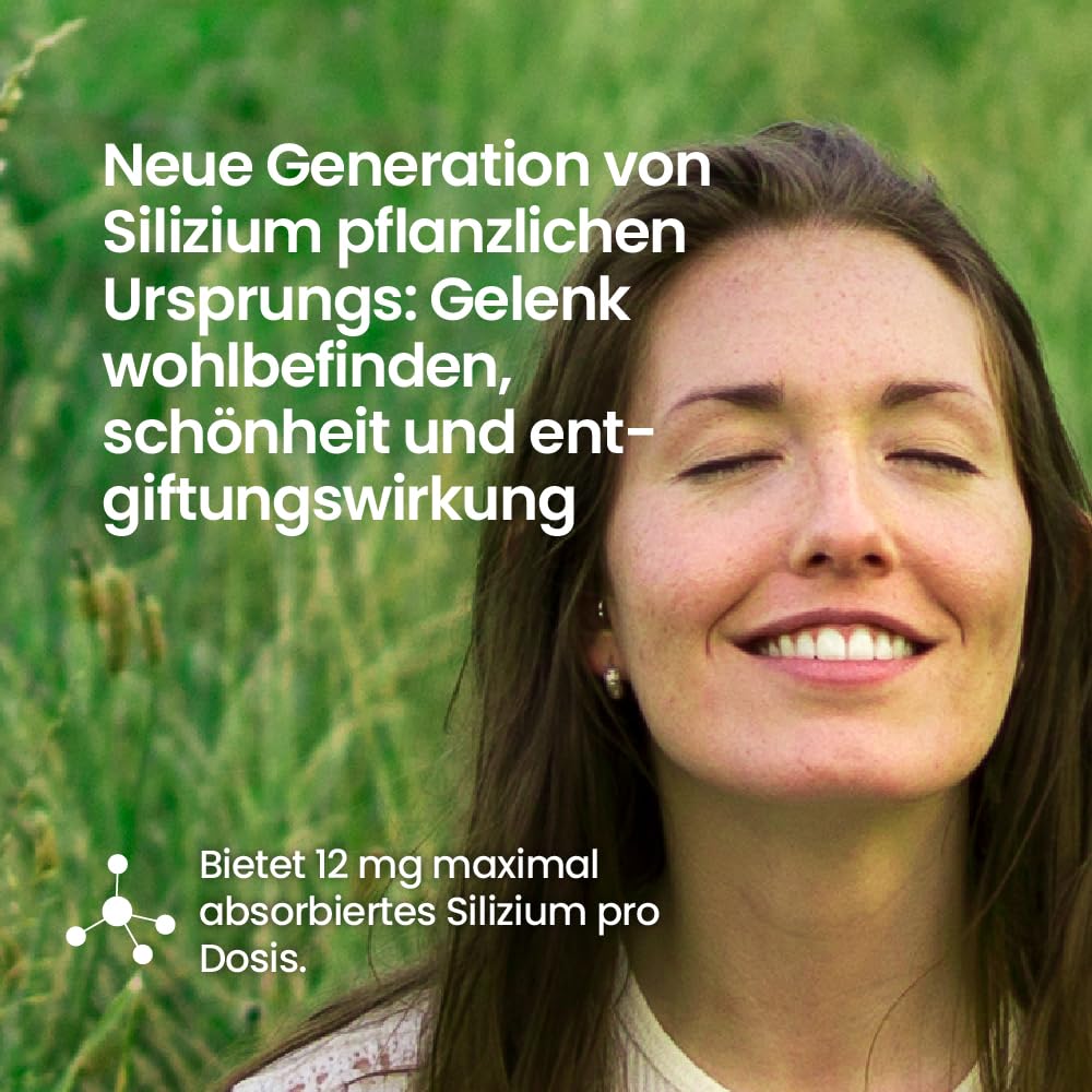 G7 Siliplant Verbesserte Formel. Silizium Flüssig auf Pflanzenbasis. Silizium Hochdosiert ideale für Knochen, Gelenke Vitamine, Haarvitamine und Nägeln. Erhöht die Elastizität der Haut. 33 Tage Kur.