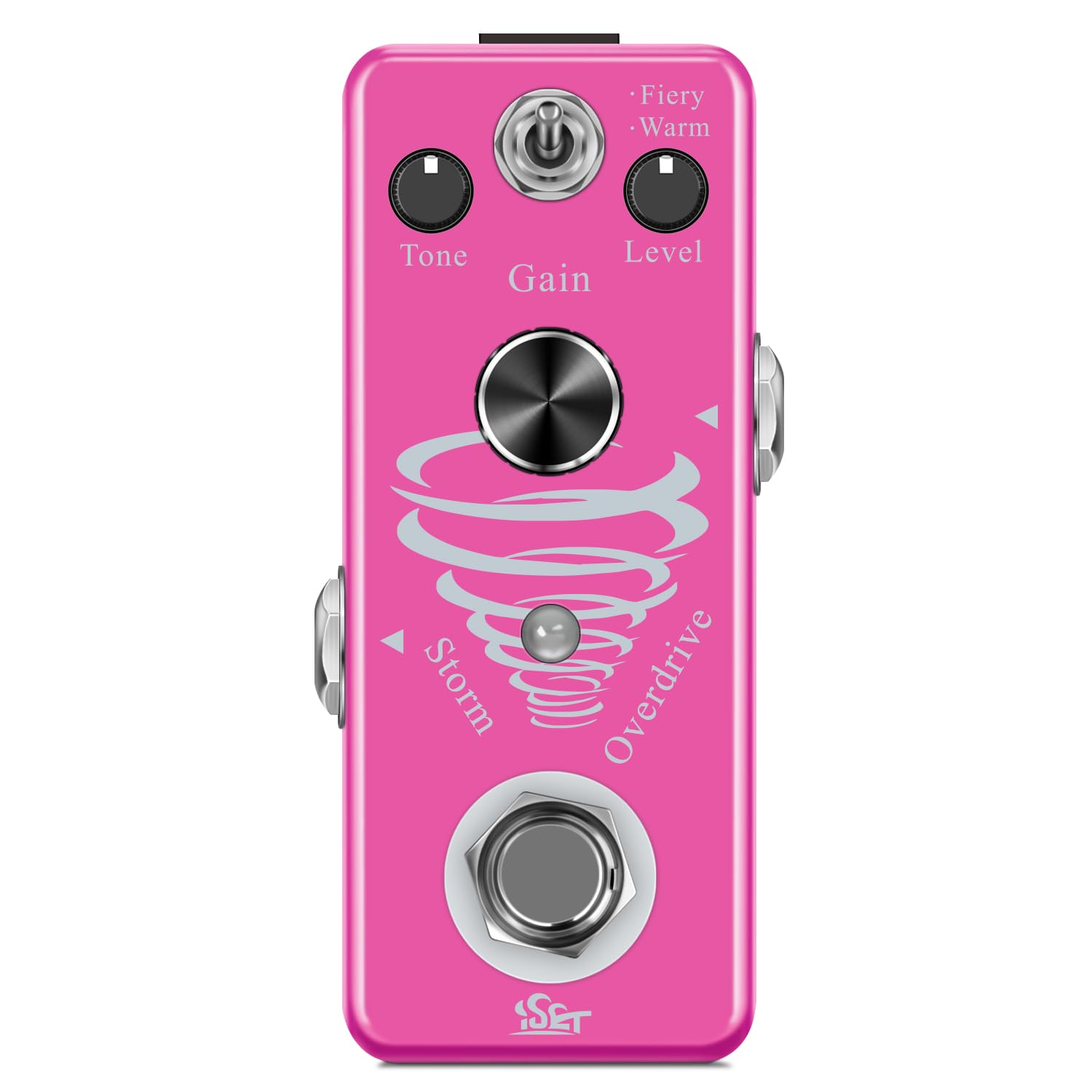 ISET Storm Overdrive Guitar Effect Pedal Classical Overdrive Sound For Electrical Guitar Bass With True Bypass : Musical Instruments