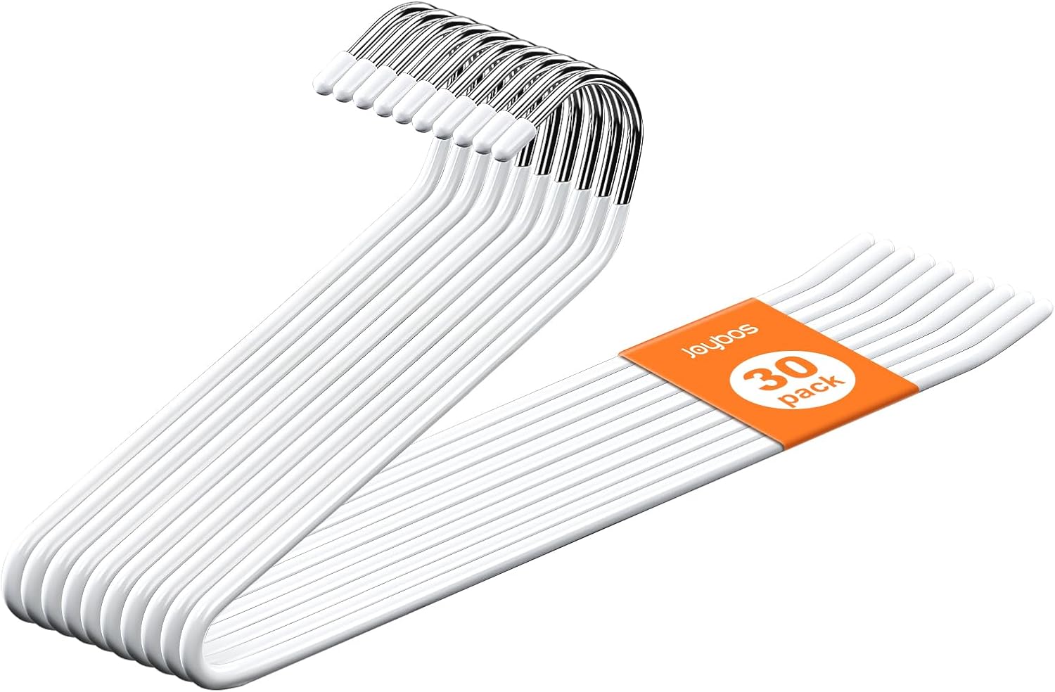 JOYBOS Pants Hangers Space Saving 30 Pack Open Ended