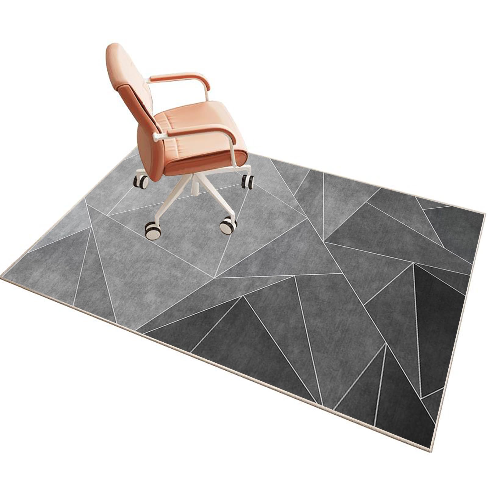 Office Chair Mat for Carpet - Heavy Duty Gaming Chair Mat, 130 x 150 cm, Protects Carpeted & Hardwood Floors