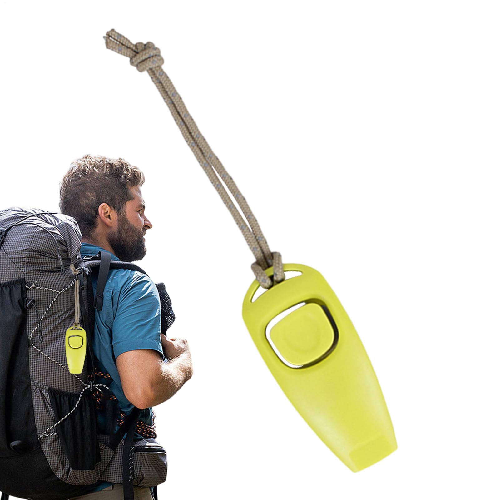 Genérico High Decibel Whistle, Fuerte, de Defensa Ligera, Suministros Deportivos Impermeables, Listas de Deportes al Aire Libre multifuncionales y Equipos de Entrenamiento al Aire Libre
