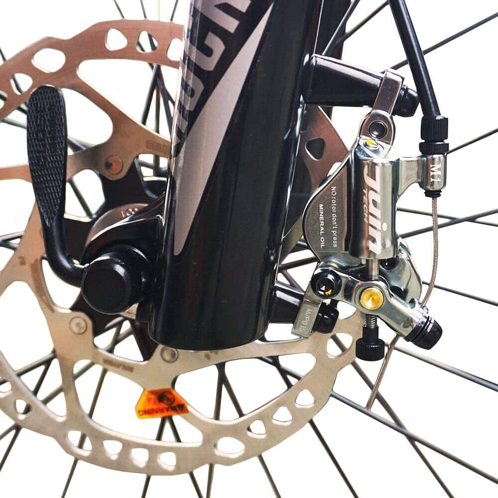 M1 JT1948 hydrauliczny hamulec tarczowy MTB E-Bike, zestaw 160 mm z wirnikiem, przód i tył, czarny