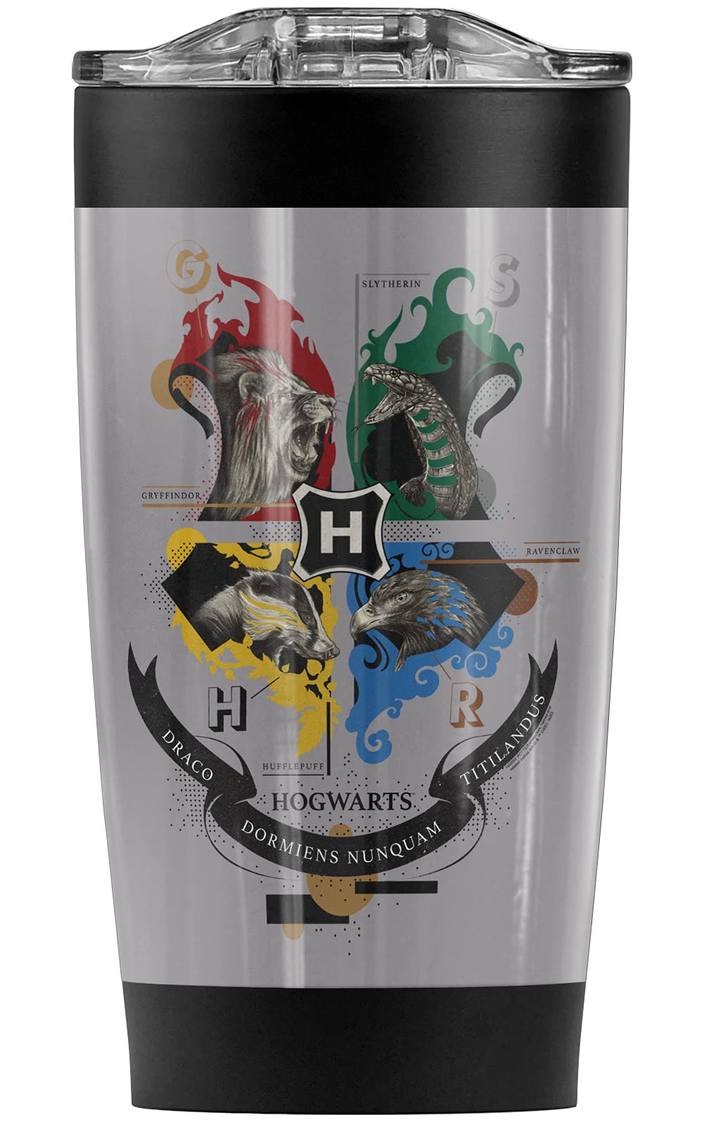 Amazon.com | Harry Potter Hogwarts Magicial Mischief Crest Stainless Steel  Tumbler 20 oz Coffee Travel Mug/Cup, Vacuum Insulated & Double Wall with  Leakproof Sliding Lid: Tumblers & Water Glasses