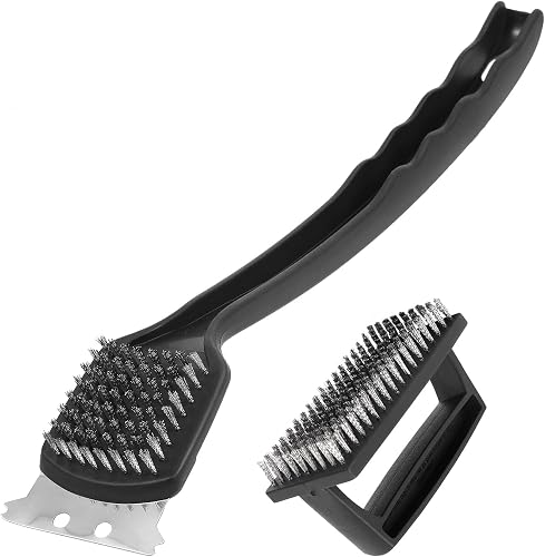 UNOSAIC 40 cm Grillbürste – Robuster Grillschaber mit ergonomischem, rutschfeste