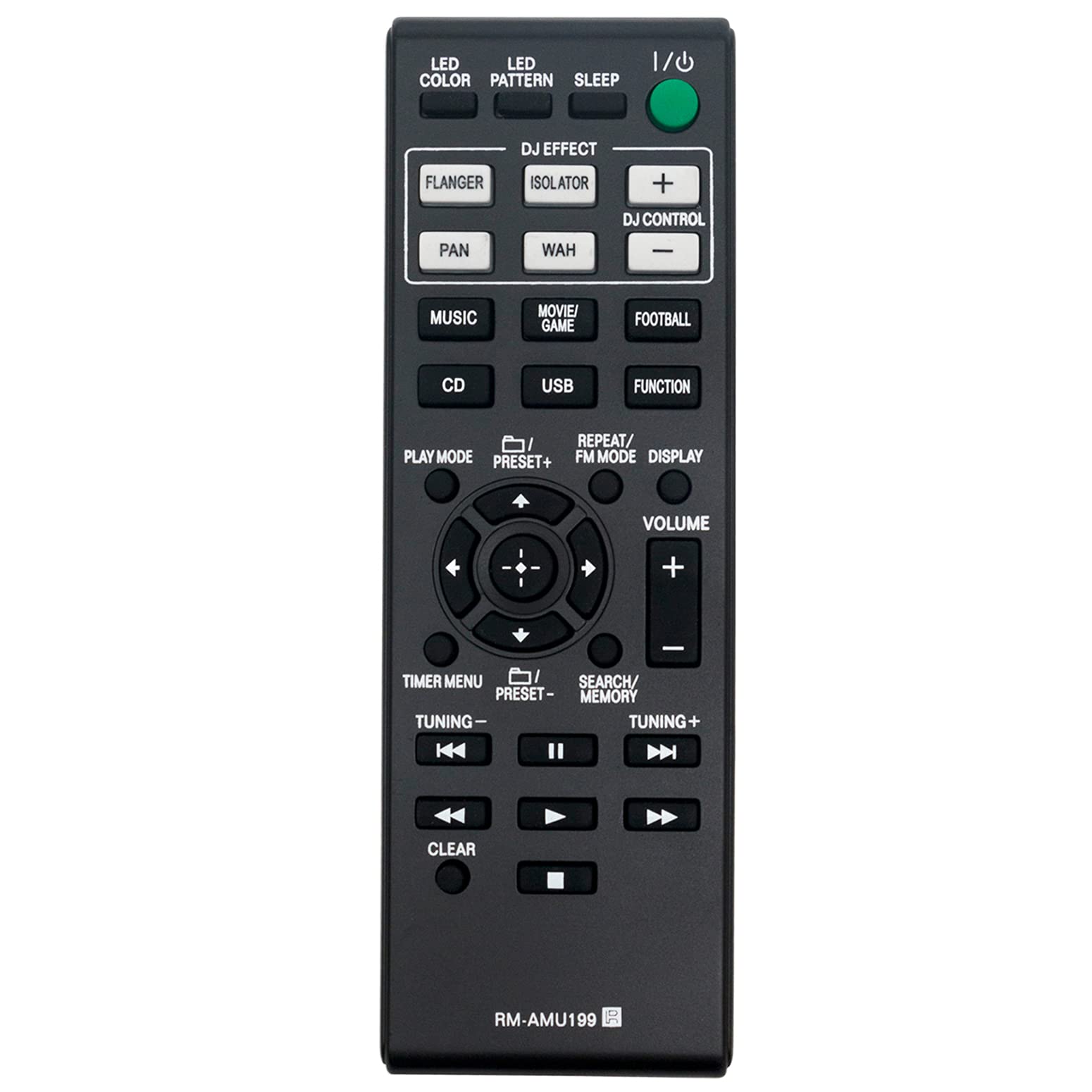 Amazon.com: RM-AMU199 Replacement Remote Commander fit for Sony