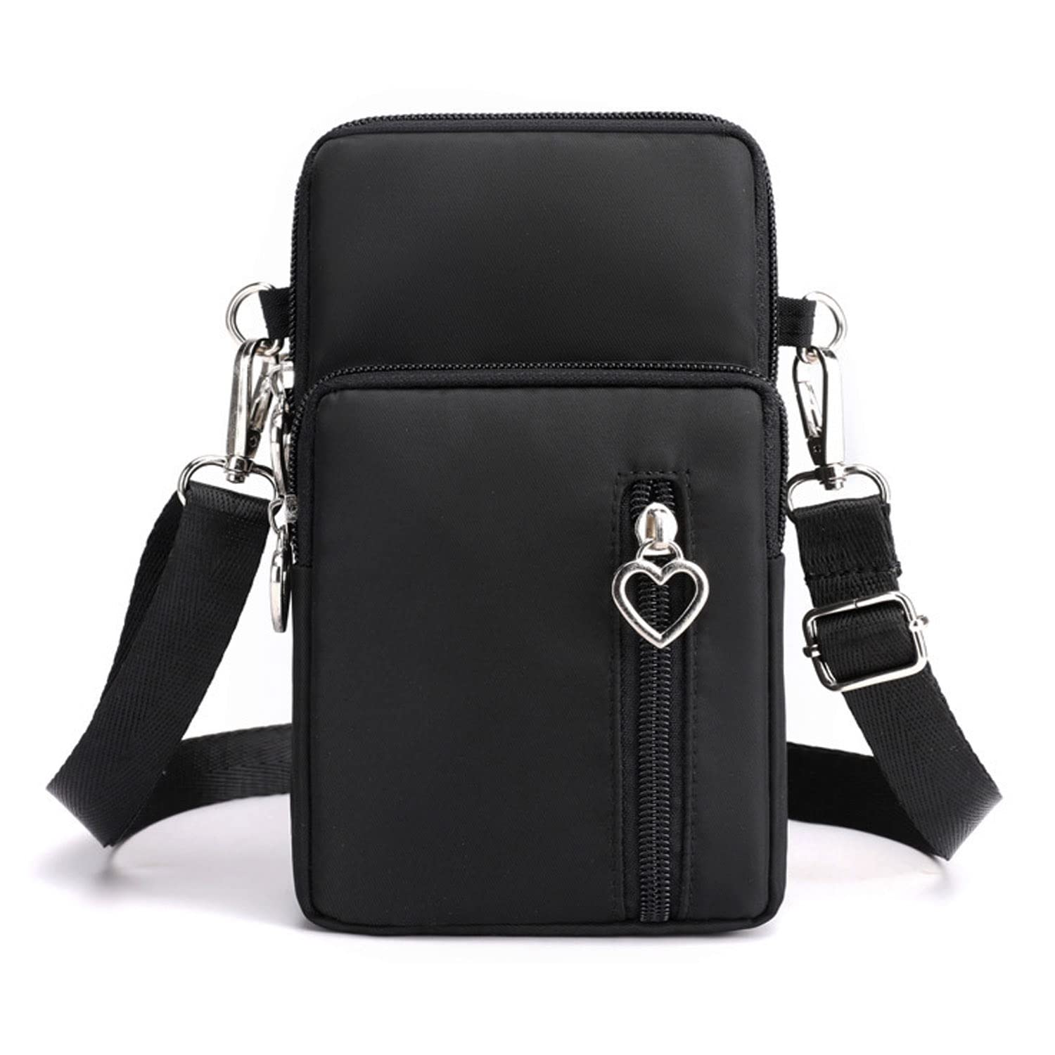 Waterproof Nylon Cute Crossbody Cell Phone Purse Smartphone Wallet Bag for Women-image-22