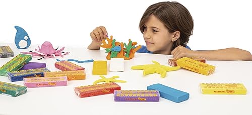 Miniatura 8 de Jovi Plastilina - Arcilla de modelado reutilizable y sin secar barras de 175 onzas juego de 60 4 de cada 15 colores perfecta para proyectos de arte