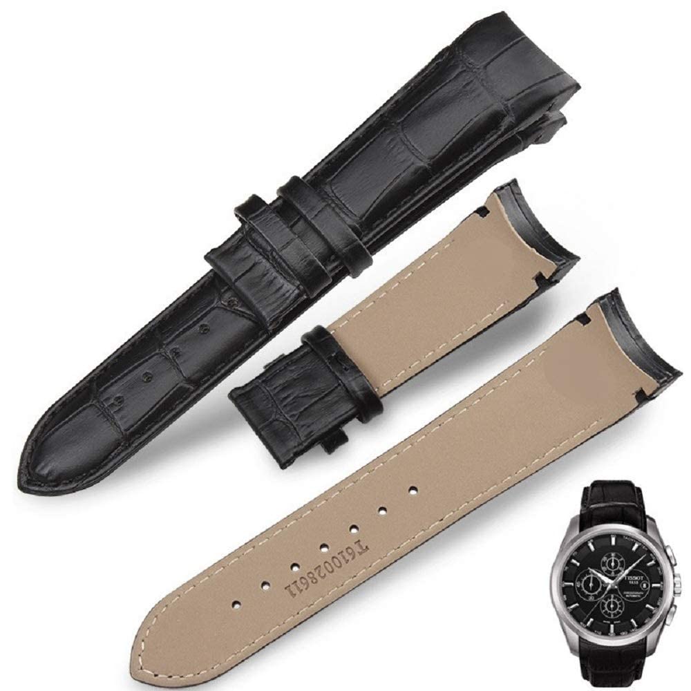 LineOn 22mm Leather Watch Band Strap Wristband (Without Clasp) Compeatible with Tiss ot Watch 22x20 (Brown) (B0BW7P2F34) Amazon Price History, Amazon Price Tracker
