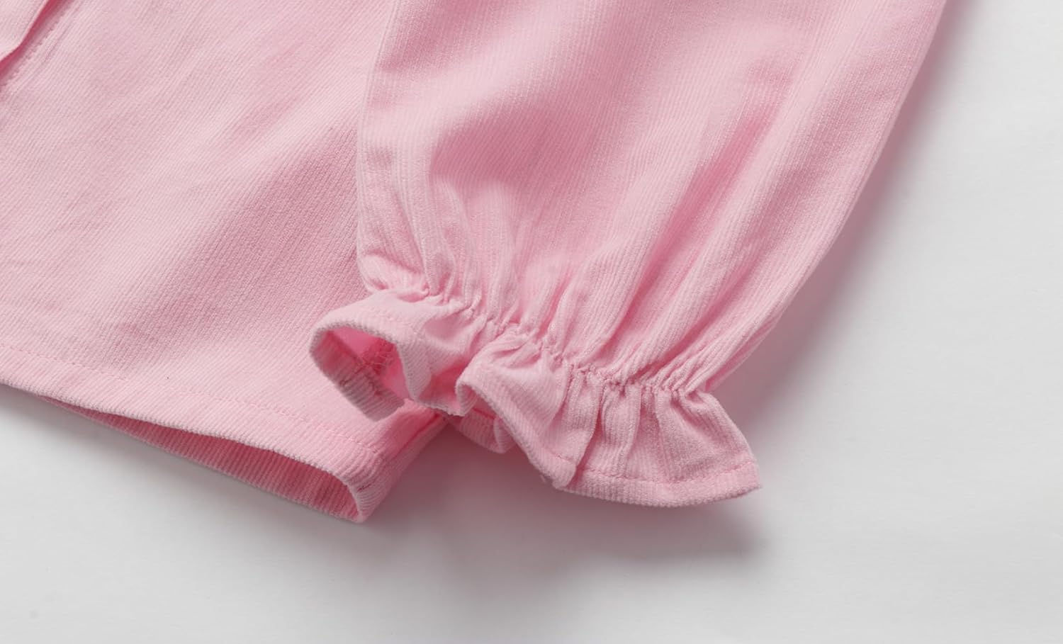 Mud Kingdom Little Girls Corduroy Shirt Button Down Long Sleeve Lace Collar - Image 6