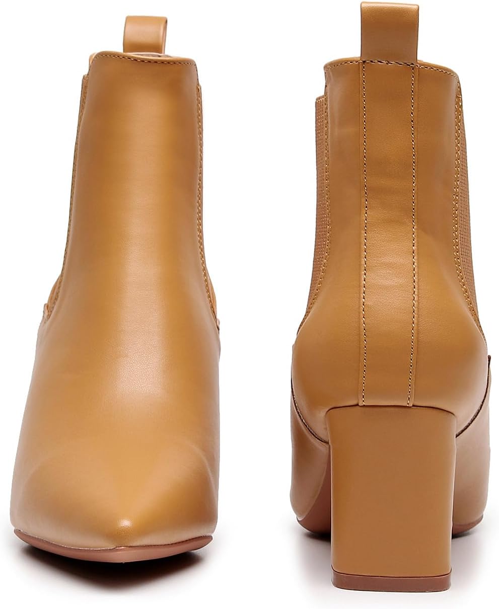 VenusCelia Women's Retro Chelsea Ankle Boots - Image 4