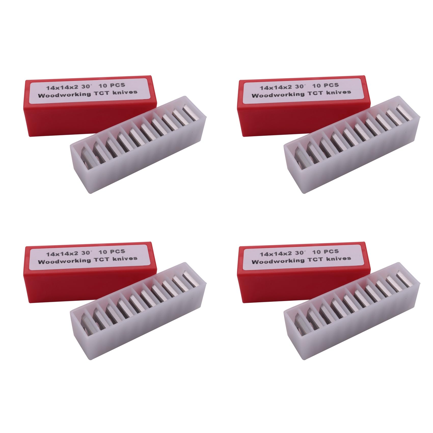 Pyugxab 40Pcs Wood Turning Carbide Insert Blades Milling 30 Degree Lathe Chisel Replacement Blade 14X14X2mm