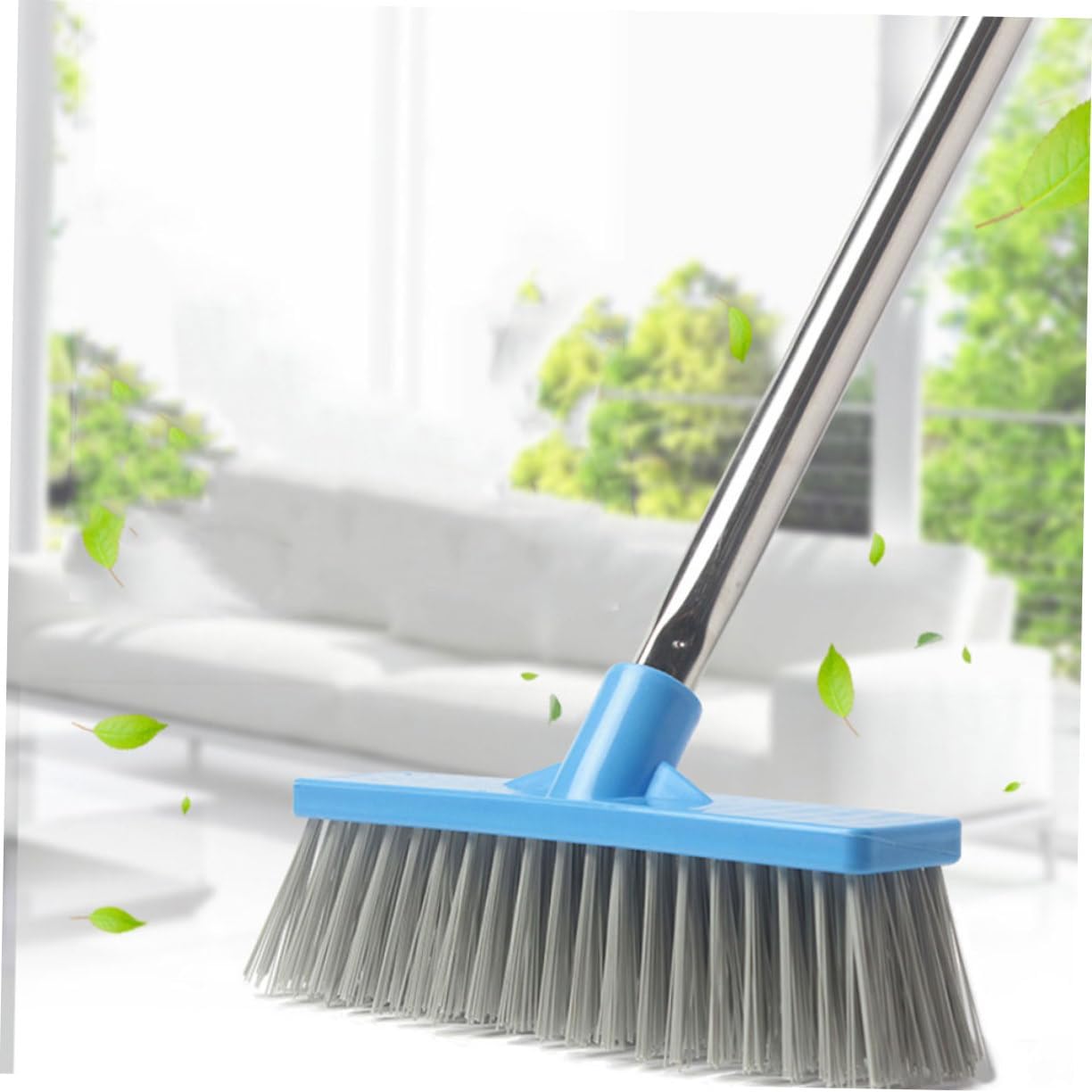 Blue Plastic Floor Broom Head Replacement, Cleaning Accessory