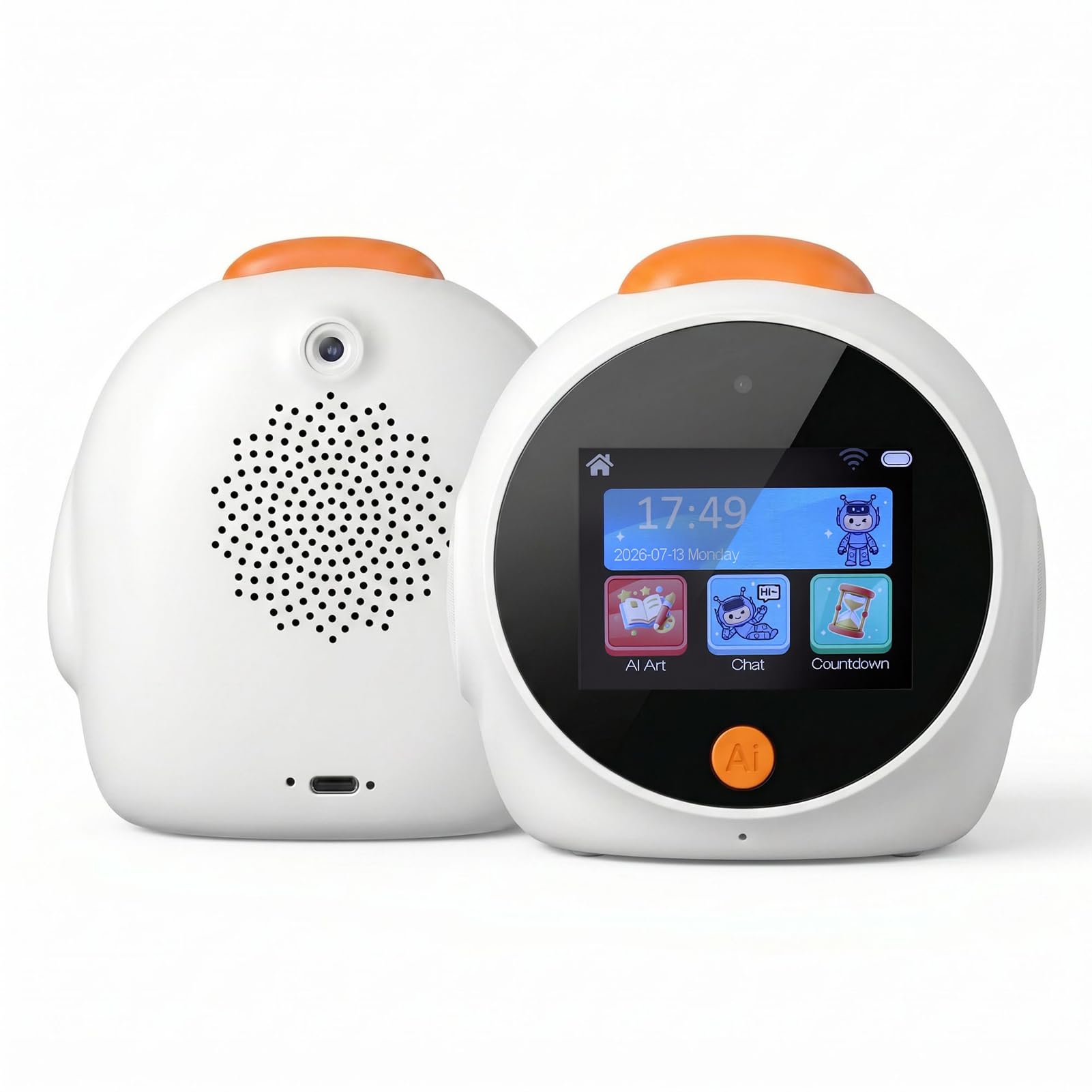 Reloj Despertador Robot de Voz AI con Videollamada