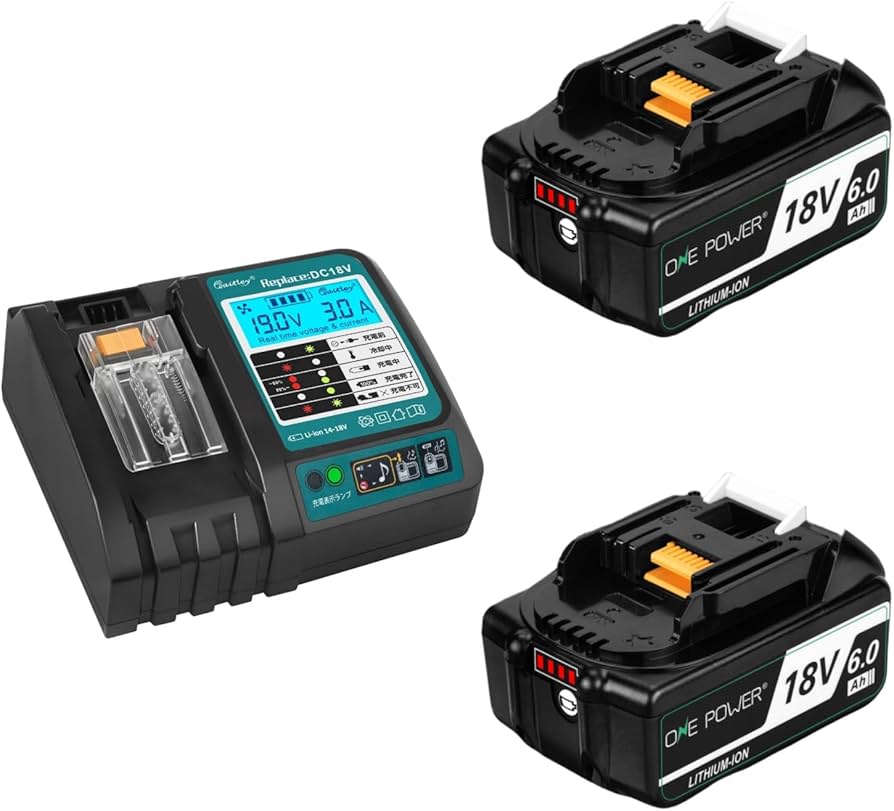 マキタ18vバッテリー6.0Ah (BL1860B) 新品未使用品　3個セット Amazon.co.jp: マキタ 18V バッテリー 充電器セット 6.0Ah BL1860B