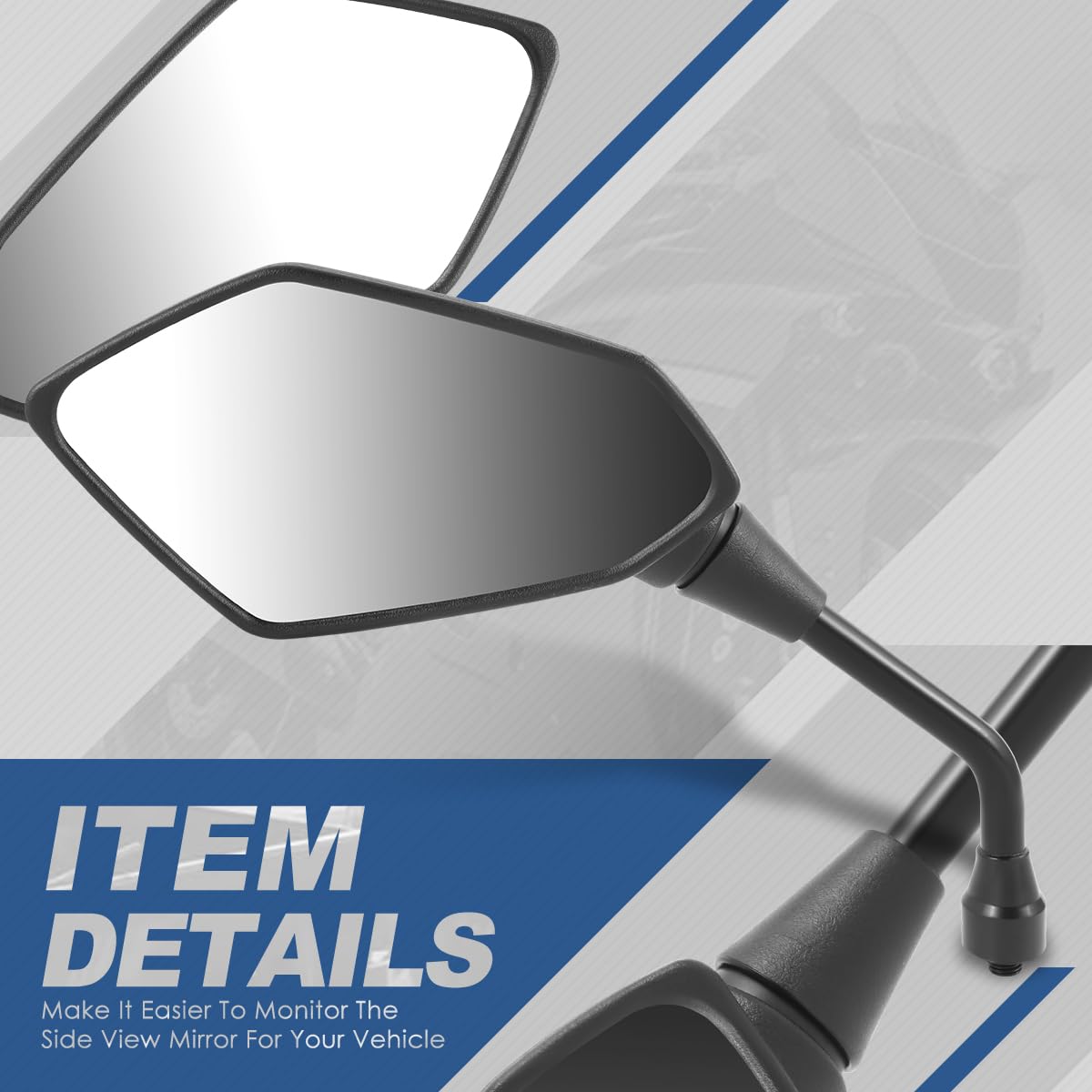 ATV Handlebar Mirrors In ATV Mirrors - Foto 3