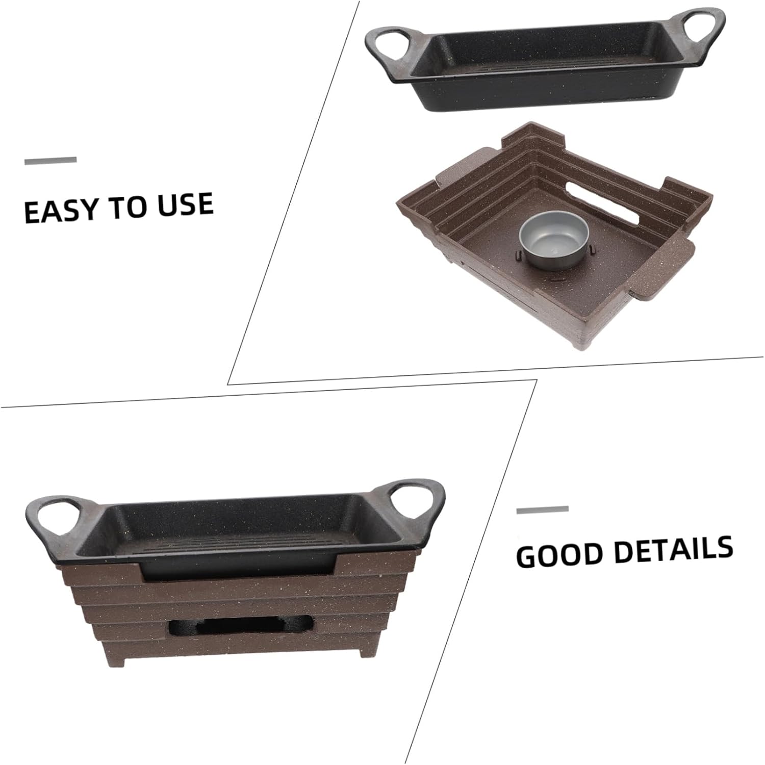 Cabilock 1Pc Alloy Grilled Fish Stove Portable Outdoor Bbq Tool Alcoholic Grill Rack for Camping Easy Clean Design and