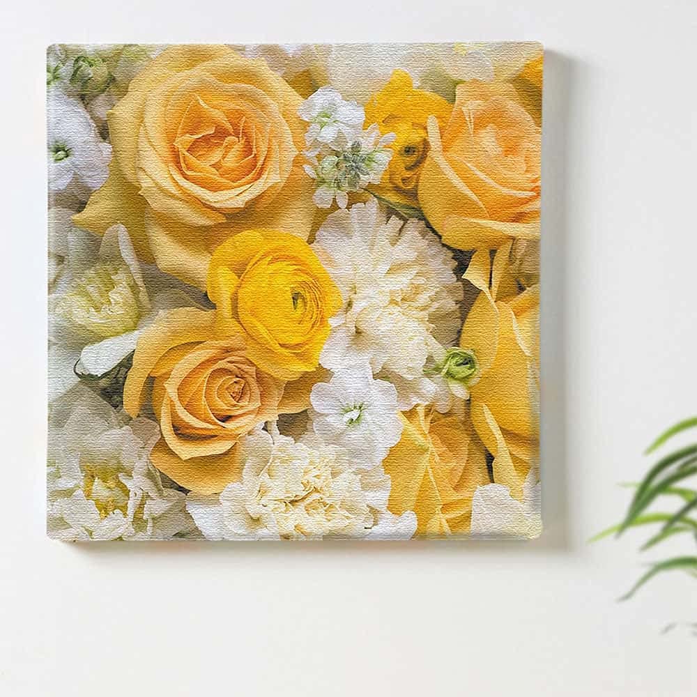 ⑧アートデリ ポスター パネル 花 100cm × 100cm 竹内陽子 日本製 軽量