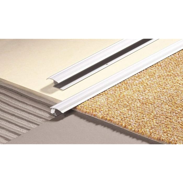 Buy Z Edge Carpet Metal Z Section Door Threshold Tile Trim Laminate 30mm x 2M TMW Profiles